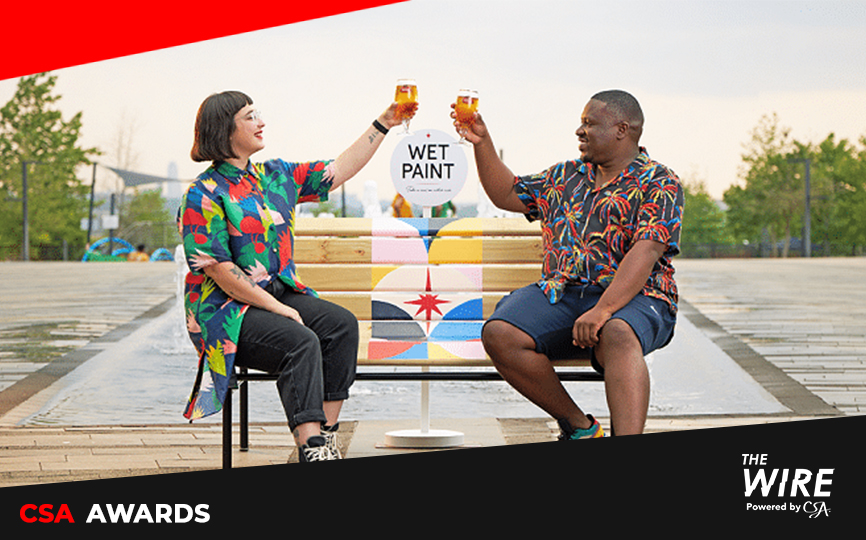CSA Global hits gold at CREATIVE X with inter-agency Stella Artois “Wet Paint” campaign