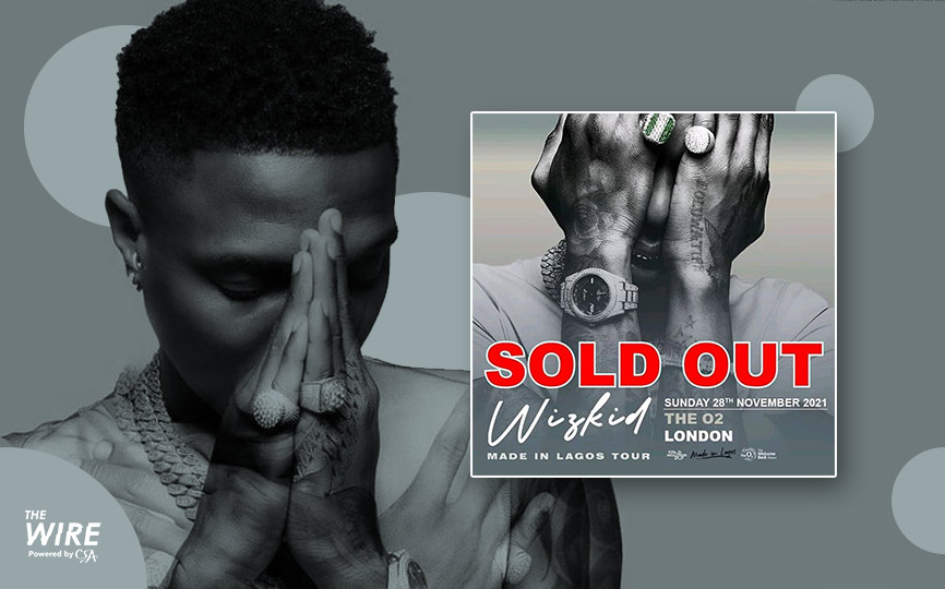 Wizkid sells out O2 Arena like a Boss.